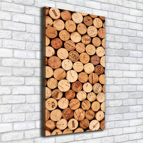 Stampa quadro su tela verticale Tappi di sughero