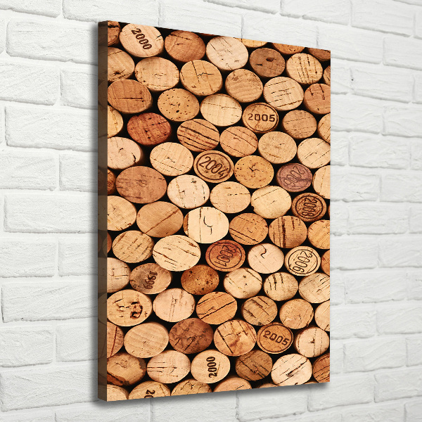 Stampa quadro su tela verticale Tappi di sughero