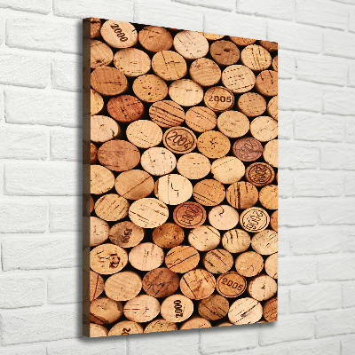 Stampa quadro su tela verticale Tappi di sughero