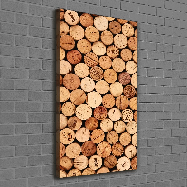 Stampa quadro su tela verticale Tappi di sughero