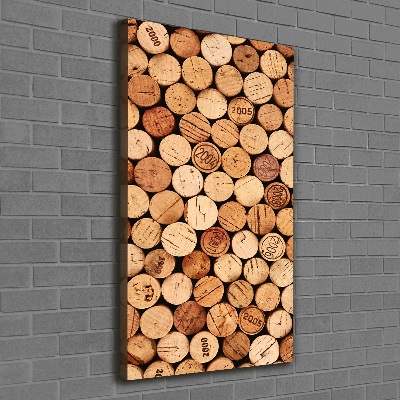 Stampa quadro su tela verticale Tappi di sughero
