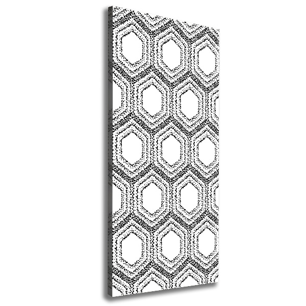 Stampa quadro su tela verticale Sfondo geometrico