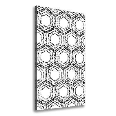 Stampa quadro su tela verticale Sfondo geometrico