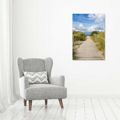 Quadro su tela canvas verticale Sentiero per la spiaggia
