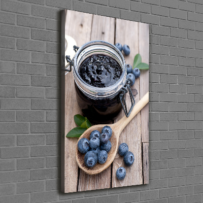 Stampa quadro su tela verticale Marmellata di mirtilli