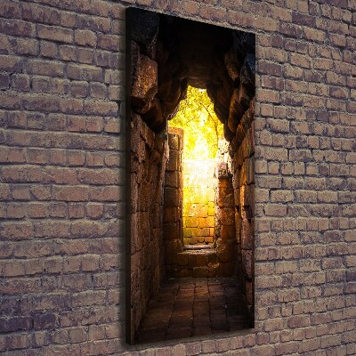 Quadro foto su tela verticale Le cantine del castello