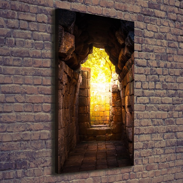 Quadro foto su tela verticale Le cantine del castello