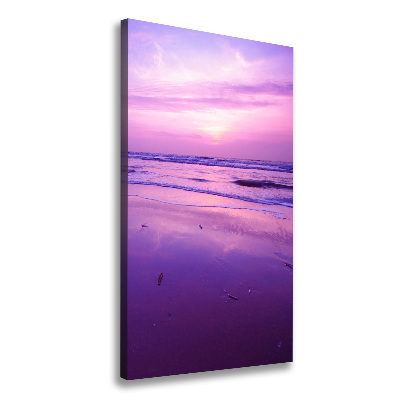 Quadro su tela canvas verticale Mare al tramonto