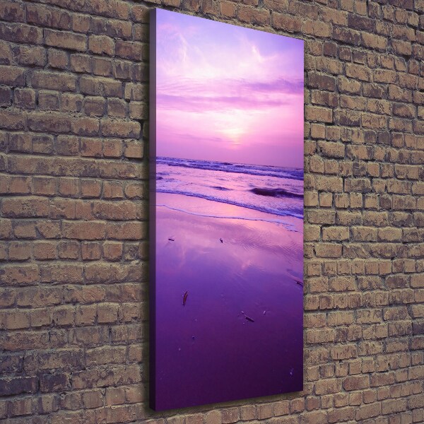 Quadro su tela canvas verticale Mare al tramonto