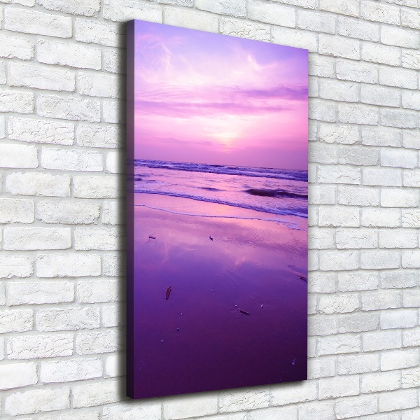 Quadro su tela canvas verticale Mare al tramonto