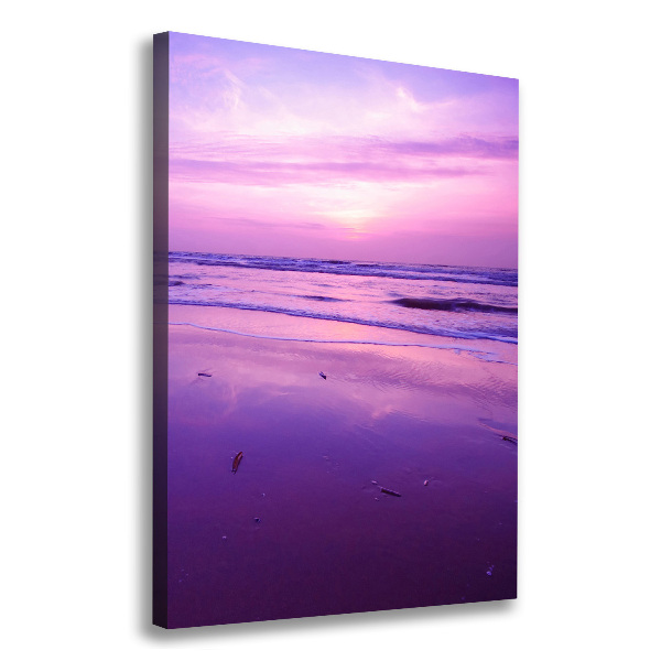 Quadro su tela canvas verticale Mare al tramonto