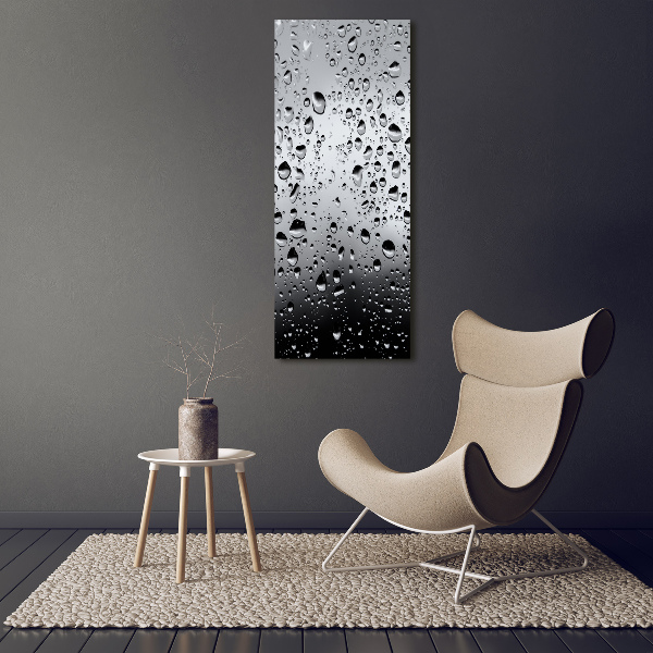 Quadro su tela canvas verticale Gocce d'acqua