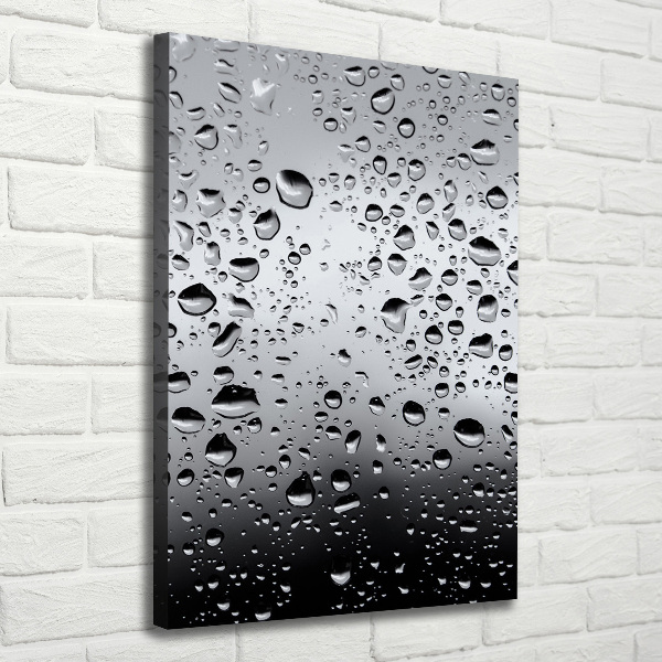 Quadro su tela canvas verticale Gocce d'acqua
