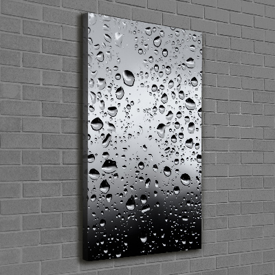 Quadro su tela canvas verticale Gocce d'acqua
