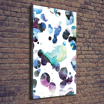 Quadro foto su tela verticale Galassia colorata