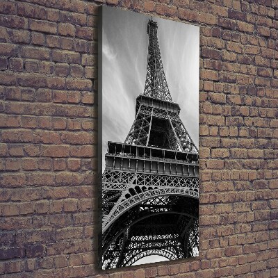 Quadro foto su tela verticale Torre Eiffel Parigi