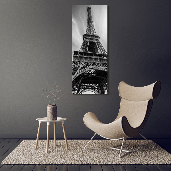 Quadro foto su tela verticale Torre Eiffel Parigi