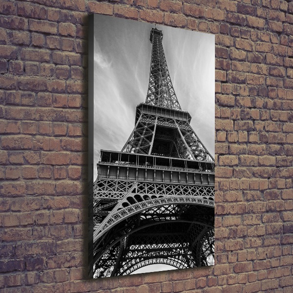 Quadro foto su tela verticale Torre Eiffel Parigi