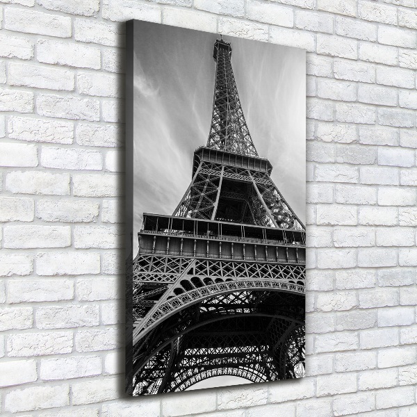 Quadro foto su tela verticale Torre Eiffel Parigi