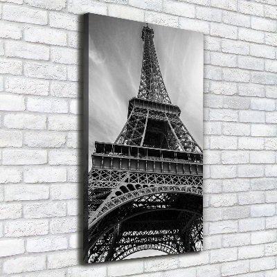 Quadro foto su tela verticale Torre Eiffel Parigi
