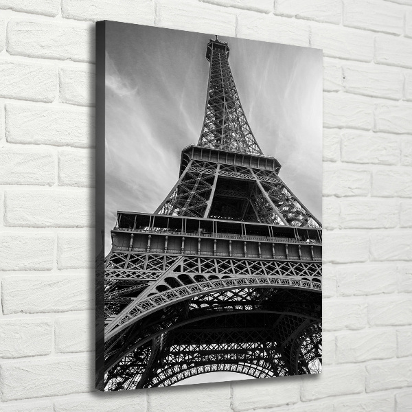 Quadro foto su tela verticale Torre Eiffel Parigi