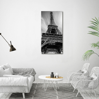 Quadro foto su tela verticale Torre Eiffel Parigi