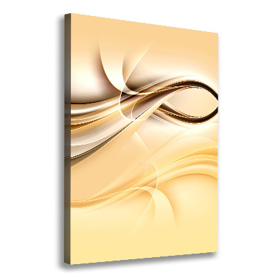 Quadro foto su tela verticale Onda astratta