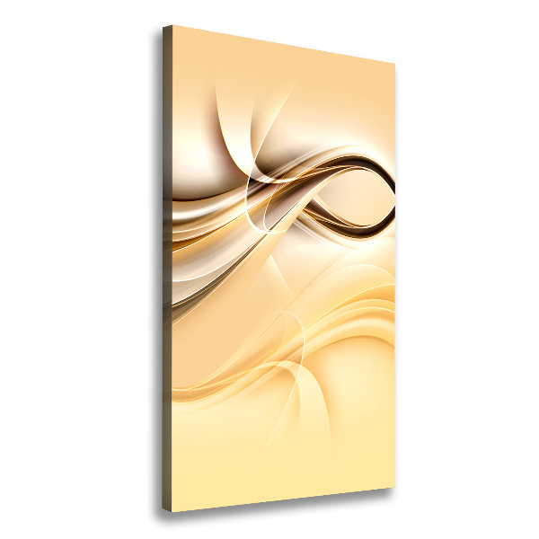 Quadro foto su tela verticale Onda astratta