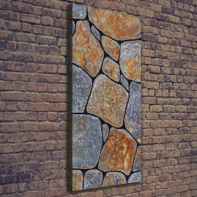 Stampa quadro su tela verticale Sfondo di pietre