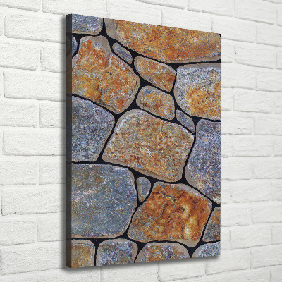 Stampa quadro su tela verticale Sfondo di pietre