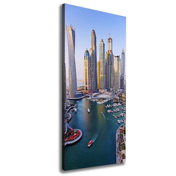 Quadro su tela canvas verticale Dubai Creek