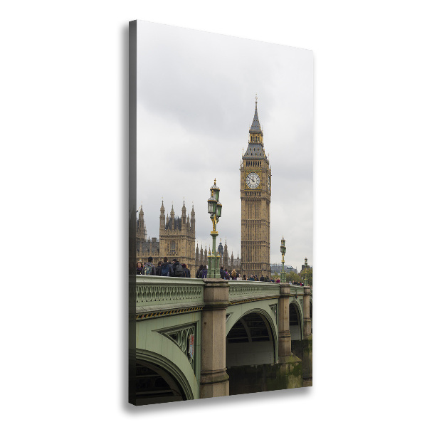 Quadro foto su tela verticale Big Ben di Londra