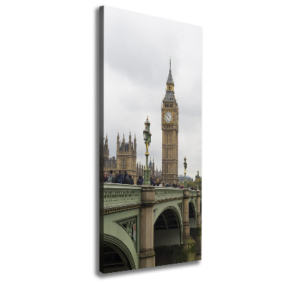 Quadro foto su tela verticale Big Ben di Londra