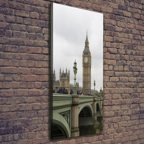 Quadro foto su tela verticale Big Ben di Londra