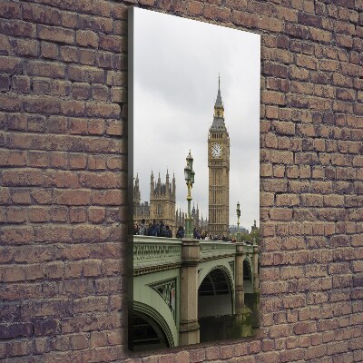 Quadro foto su tela verticale Big Ben di Londra