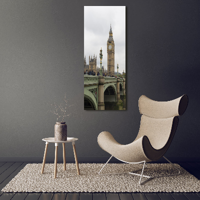 Quadro foto su tela verticale Big Ben di Londra