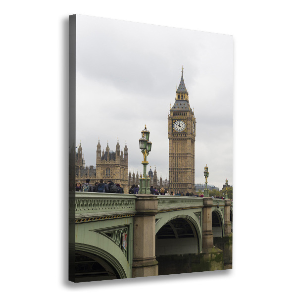 Quadro foto su tela verticale Big Ben di Londra