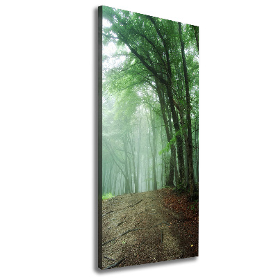 Quadro su tela canvas verticale Nebbia nella foresta