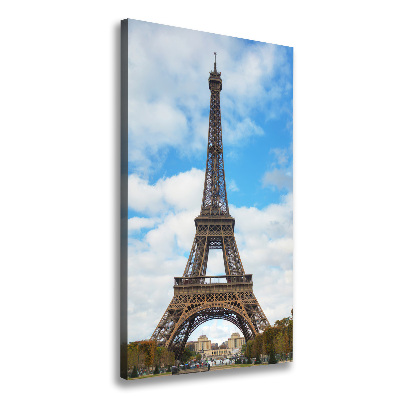 Quadro su tela canvas verticale Torre Eiffel Parigi