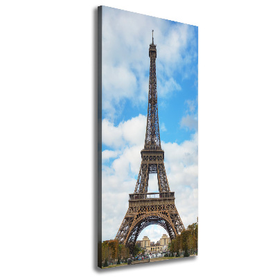 Quadro su tela canvas verticale Torre Eiffel Parigi