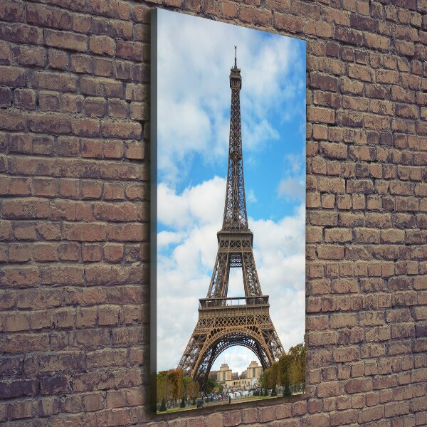 Quadro su tela canvas verticale Torre Eiffel Parigi
