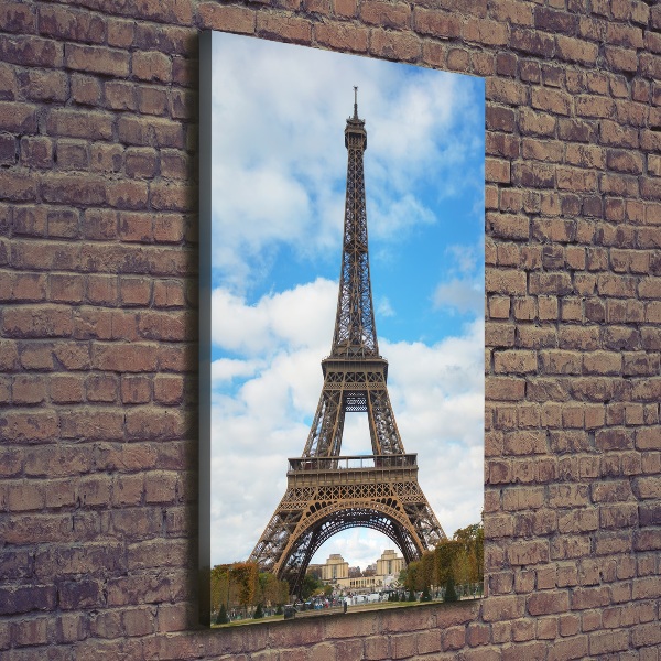 Quadro su tela canvas verticale Torre Eiffel Parigi