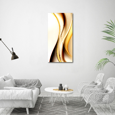 Quadro su tela canvas verticale Onda astratta