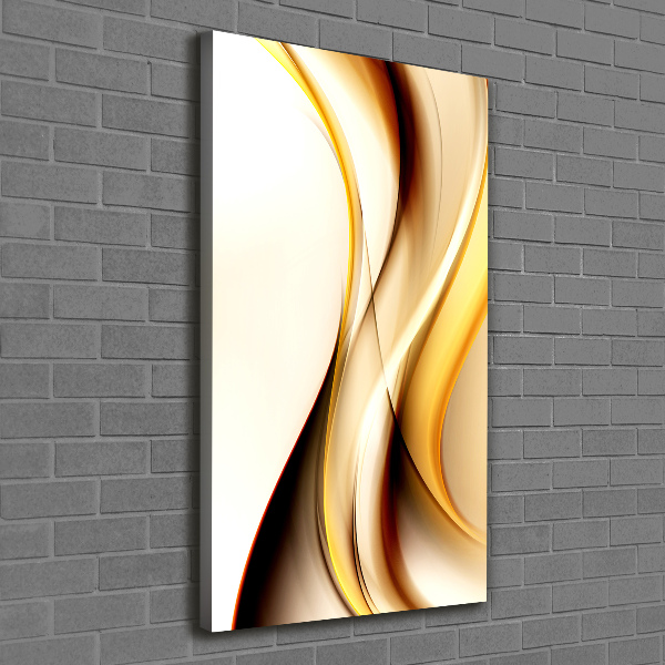 Quadro su tela canvas verticale Onda astratta