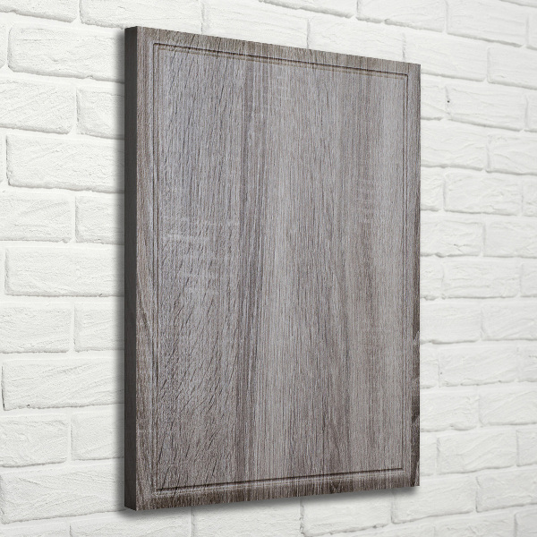 Quadro su tela canvas verticale Legna