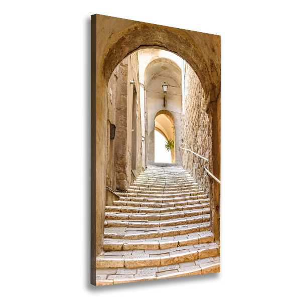 Quadro foto su tela verticale Strade strette