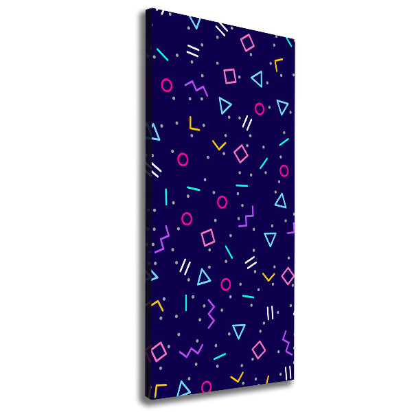 Quadro foto su tela verticale Sfondo geometrico