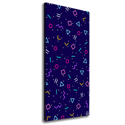 Quadro foto su tela verticale Sfondo geometrico