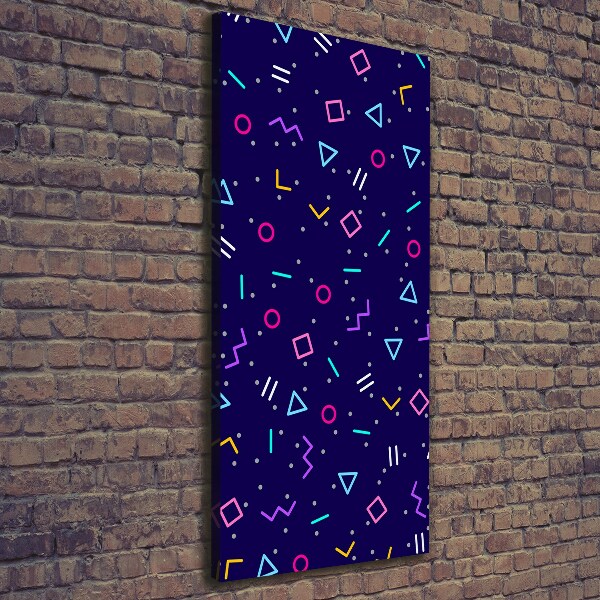 Quadro foto su tela verticale Sfondo geometrico