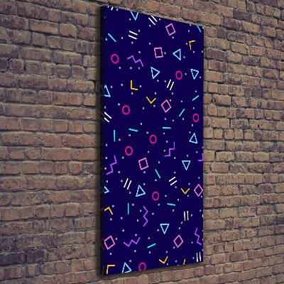 Quadro foto su tela verticale Sfondo geometrico